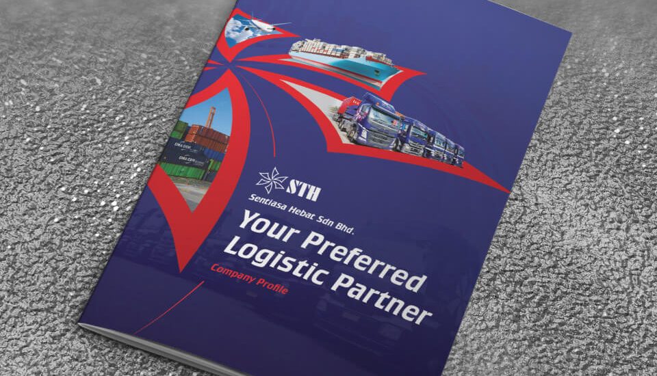 sentiasa hebat logistic company profile design service
