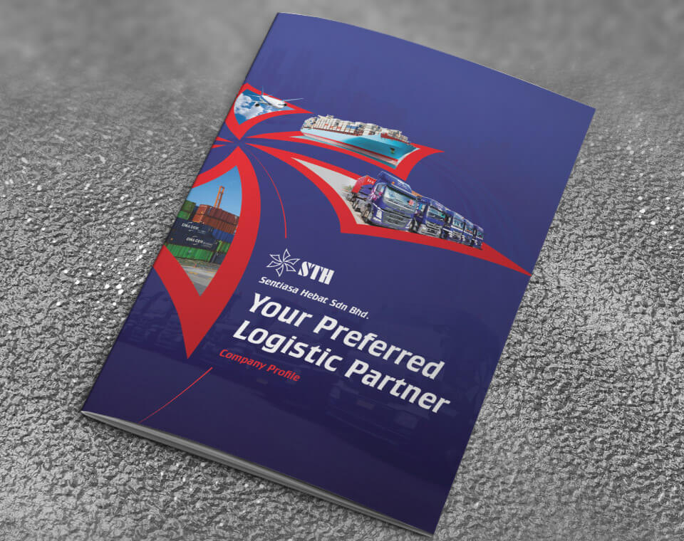 sentiasa hebat logistic company profile design service